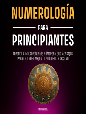 cover image of Numerología para principiantes